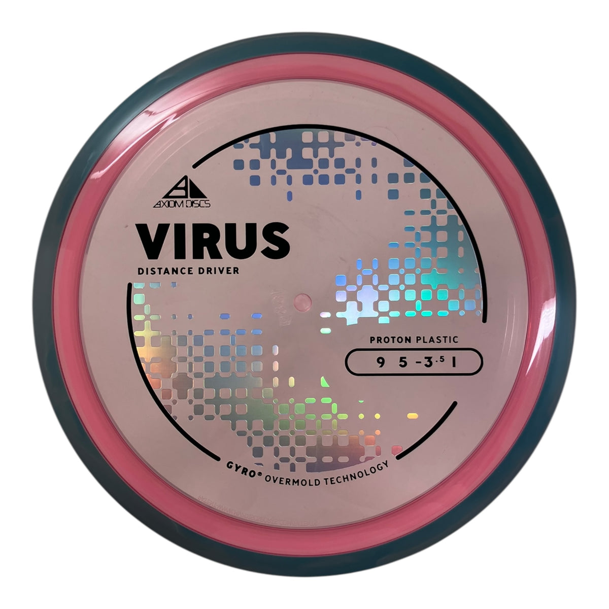 Axiom Discs Virus | Proton | Pink/Grey 168g (Project Lab Coat) Disc Golf