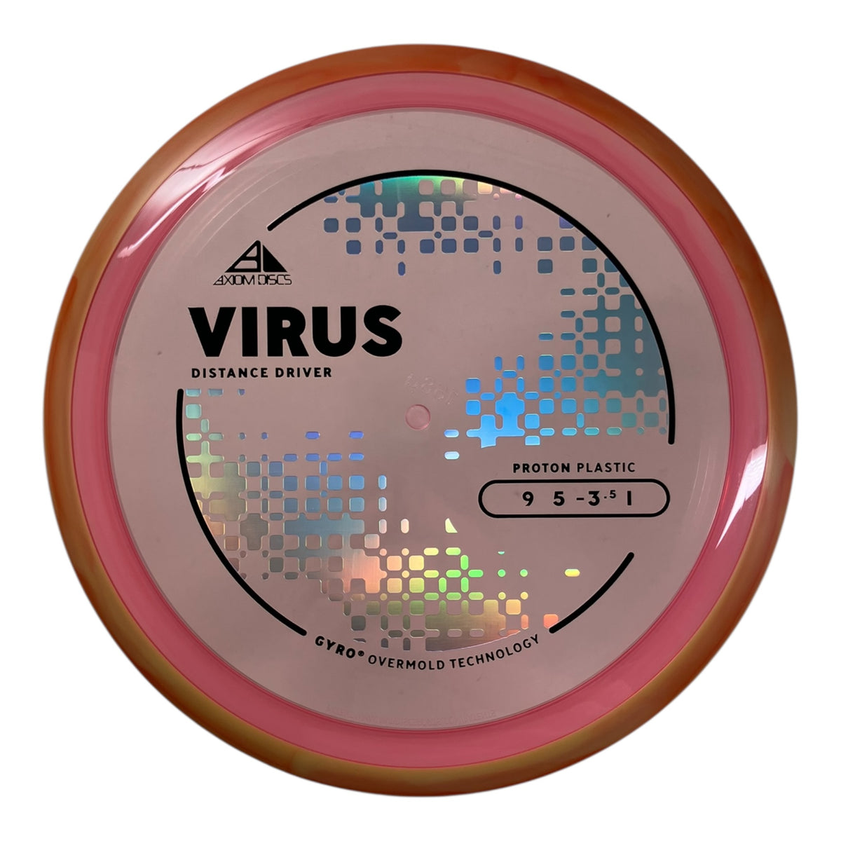 Axiom Discs Virus | Proton | Pink/Orange 168g (Project Lab Coat) Disc Golf