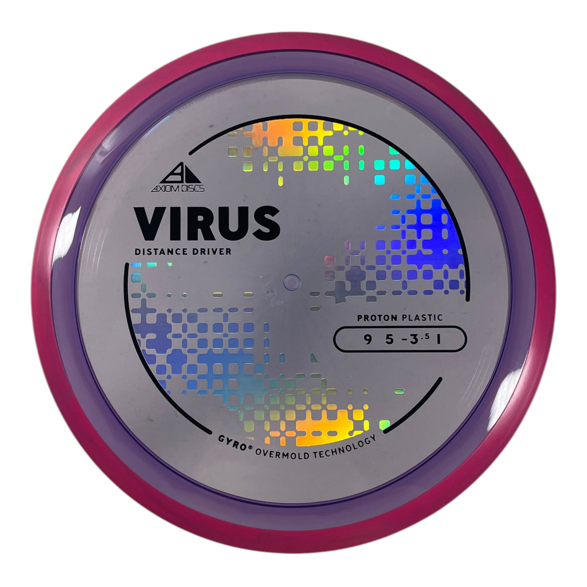 Axiom Discs Virus | Proton | Purple/Pink 173g (Project Lab Coat) Disc Golf