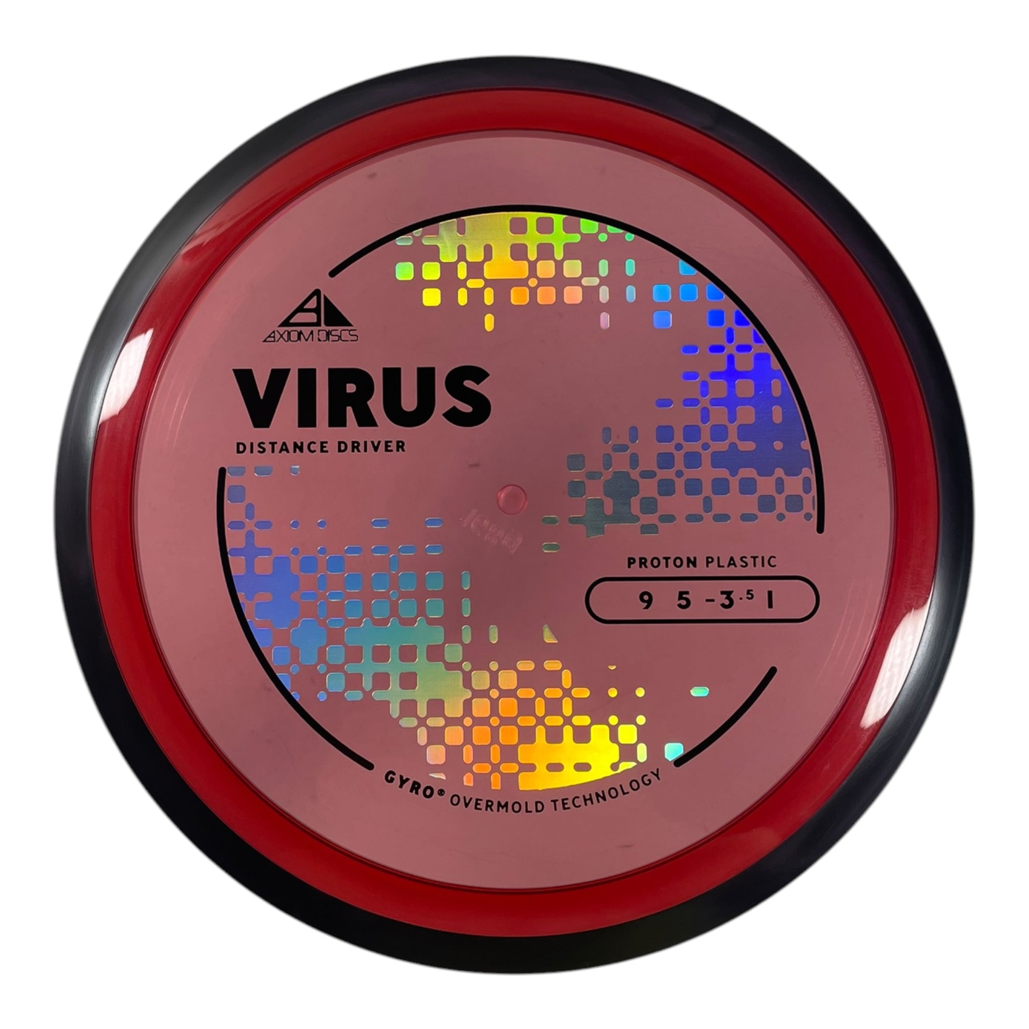 Axiom Discs Virus | Proton | Red/Grey 168g (Project Lab Coat) Disc Golf