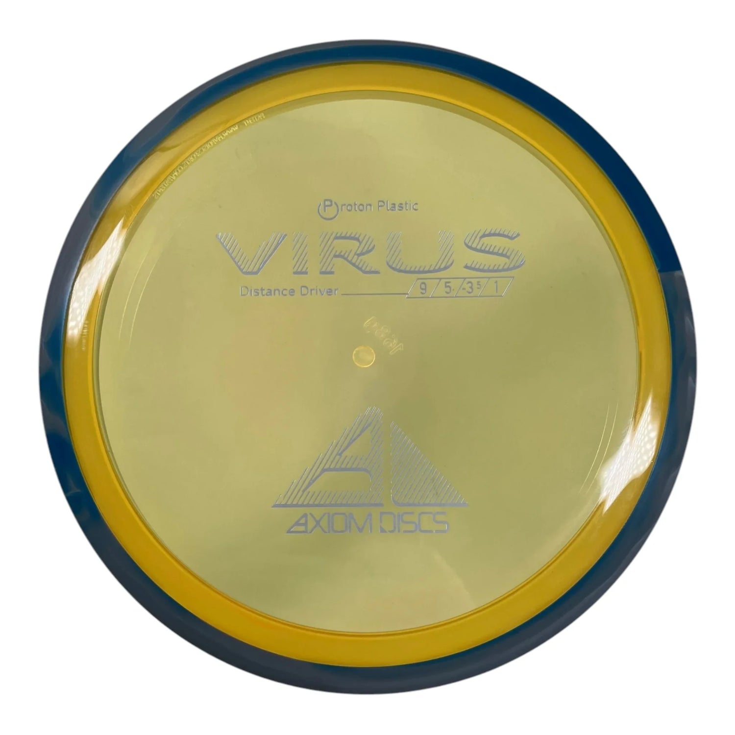 Axiom Discs Virus | Proton | Yellow/Blue 168g Disc Golf