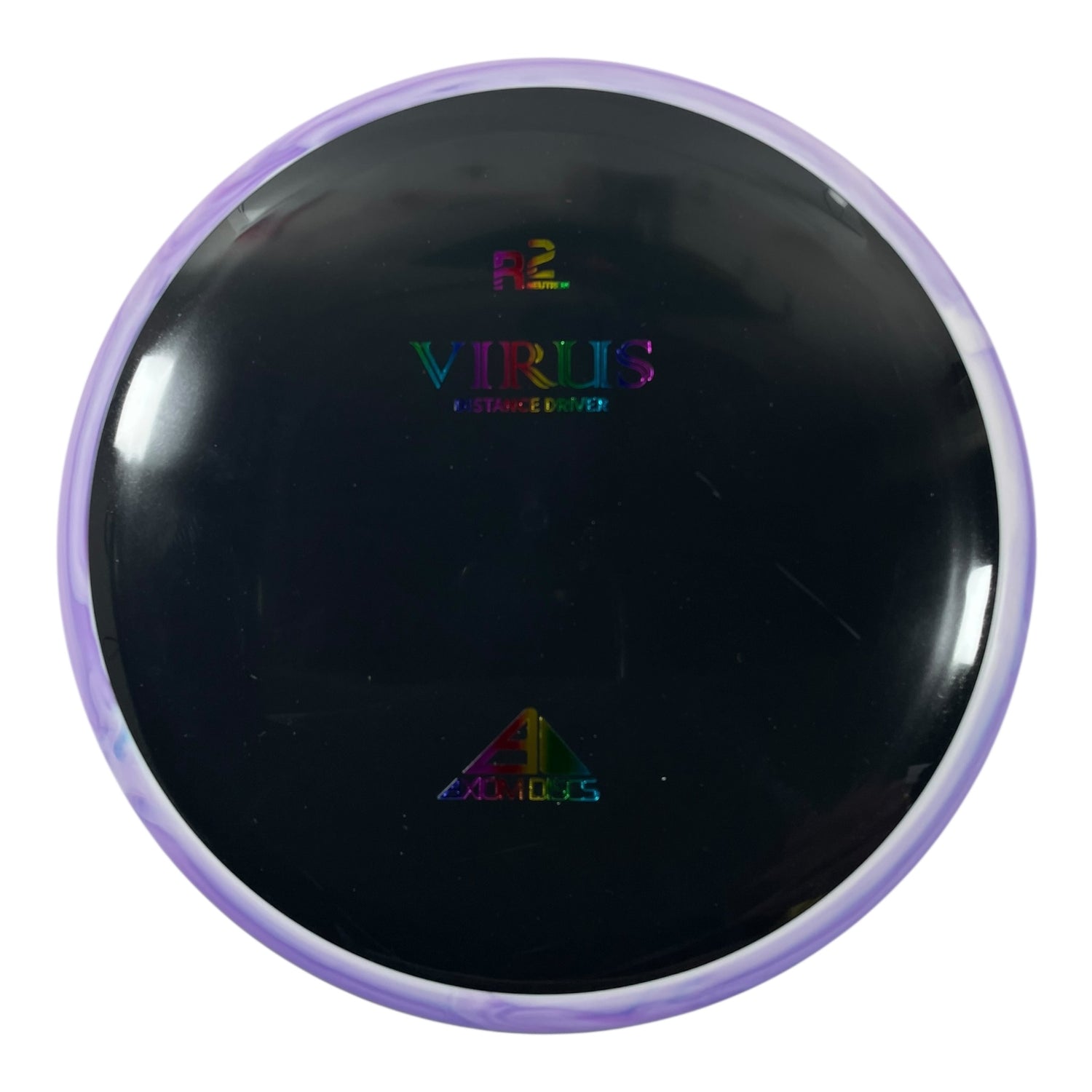 Axiom Discs Virus | R2 Neutron | Purple/Rainbow 170g Disc Golf