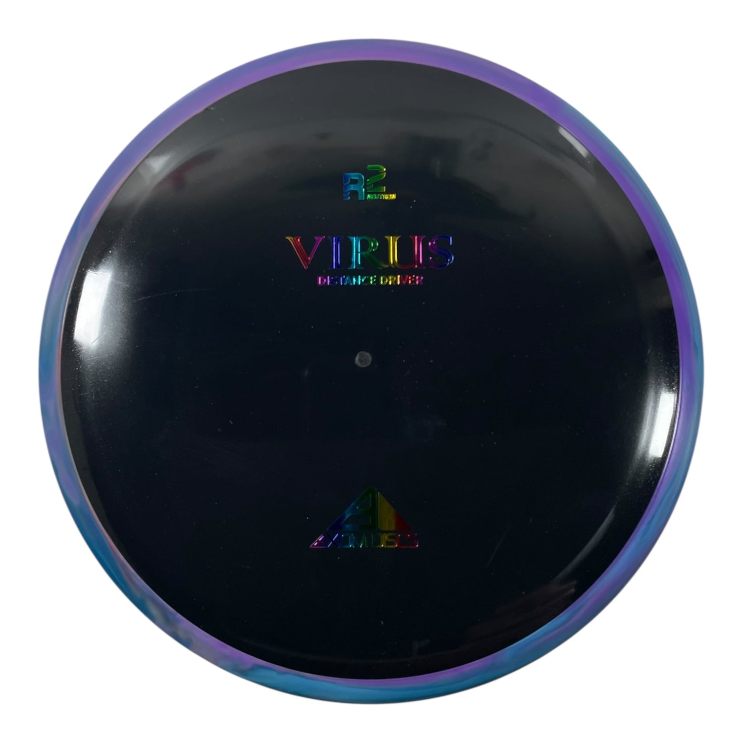 Axiom Discs Virus | R2 Neutron | Purple/Rainbow 171g Disc Golf
