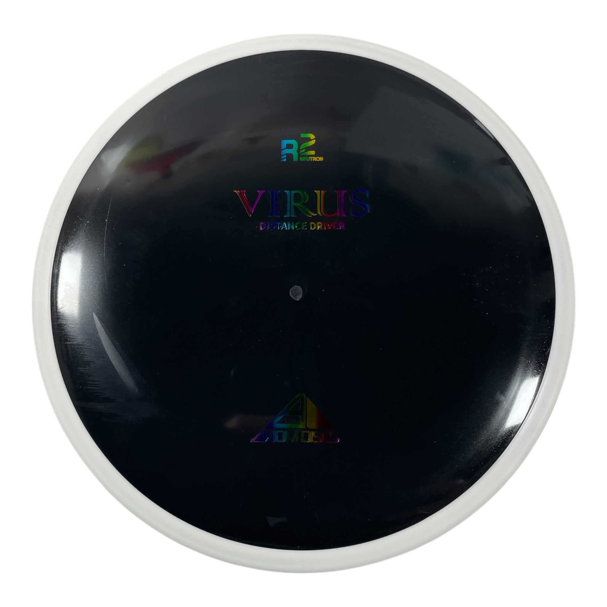 Axiom Discs Virus | R2 Neutron | White/Rainbow 169g Disc Golf
