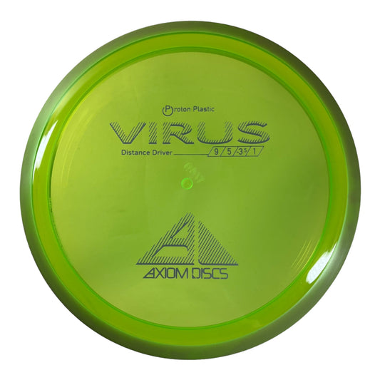 Axiom Discs Virus | Proton | Green/Green 174g Disc Golf