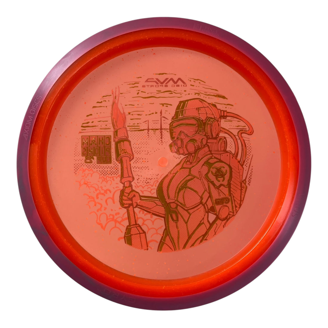 Axiom Discs Virus - Used Like New | Particle Glow Proton | Orange/Pink 172g (OTB CC 2025) Disc Golf