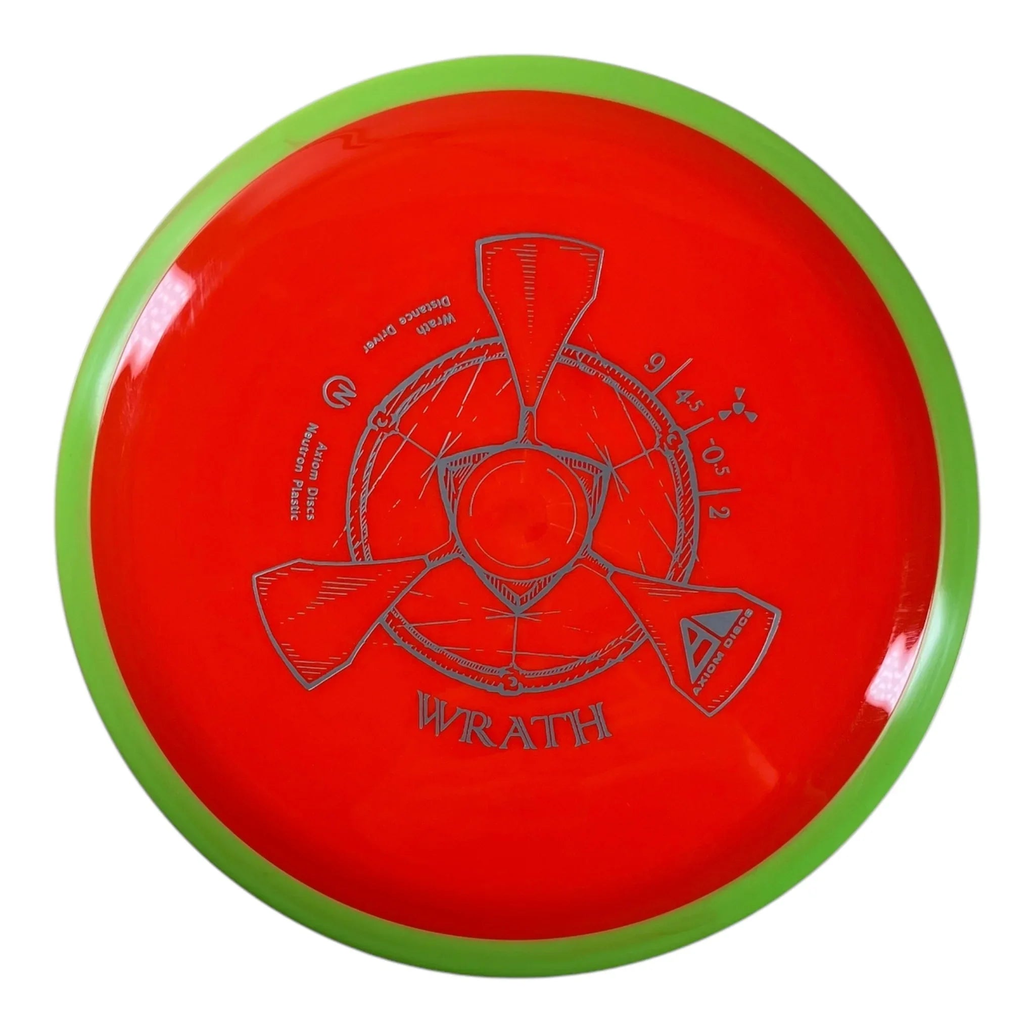 Axiom Discs Wrath | Neutron | Orange/Green 161g Disc Golf
