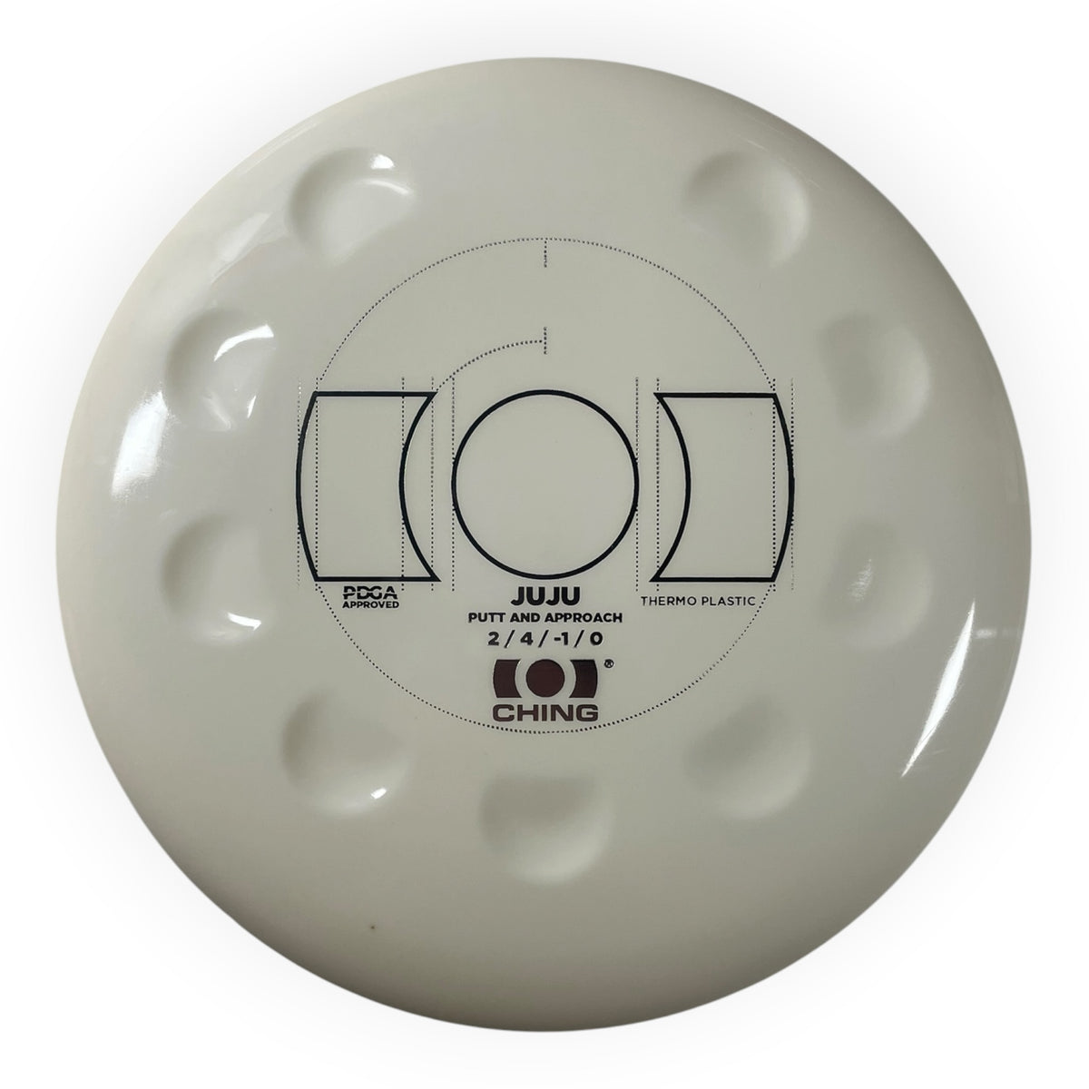 Ching Sports JuJu | Thermo | White/Silver 173g Disc Golf