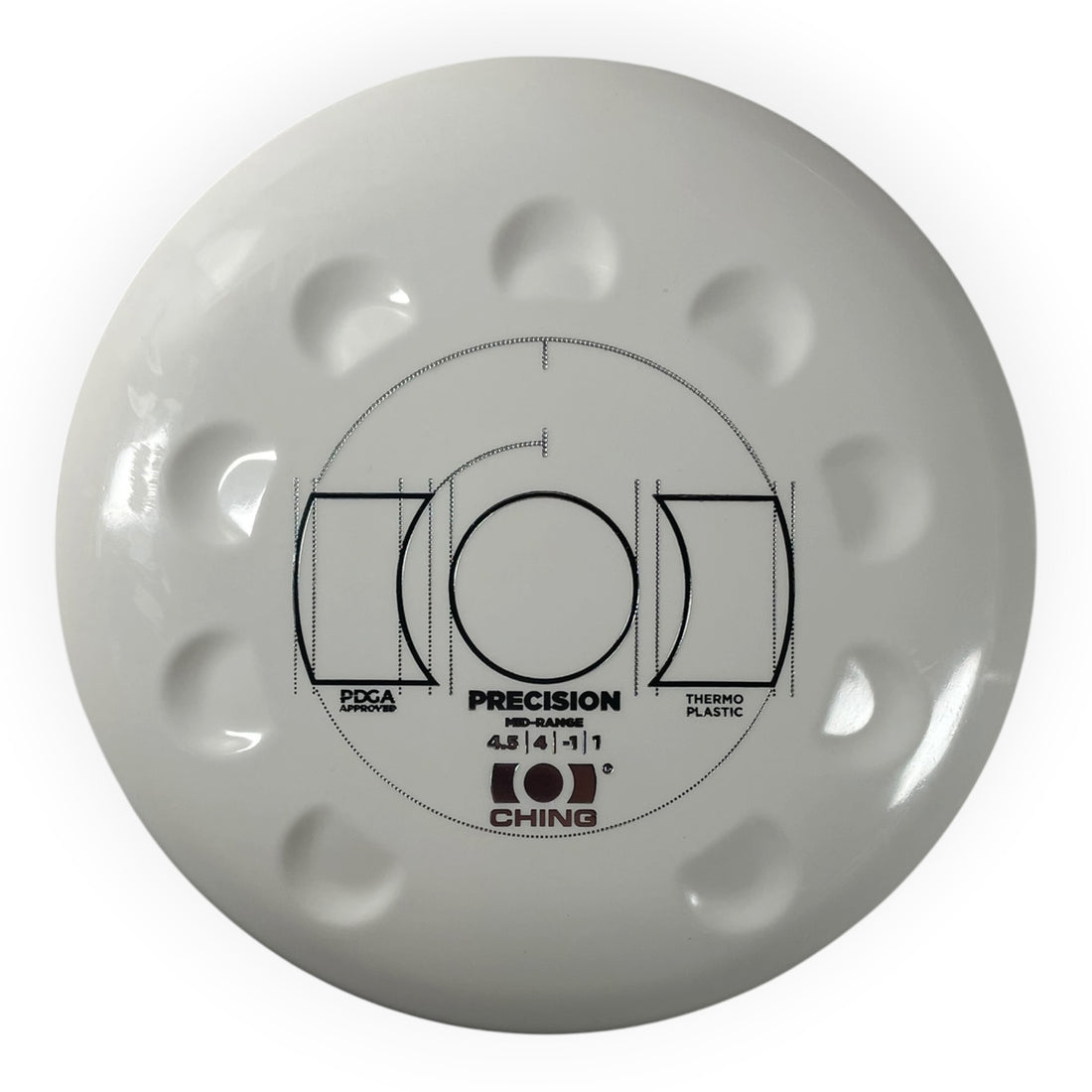 Ching Sports Precision | Thermo | White/Silver 171g Disc Golf