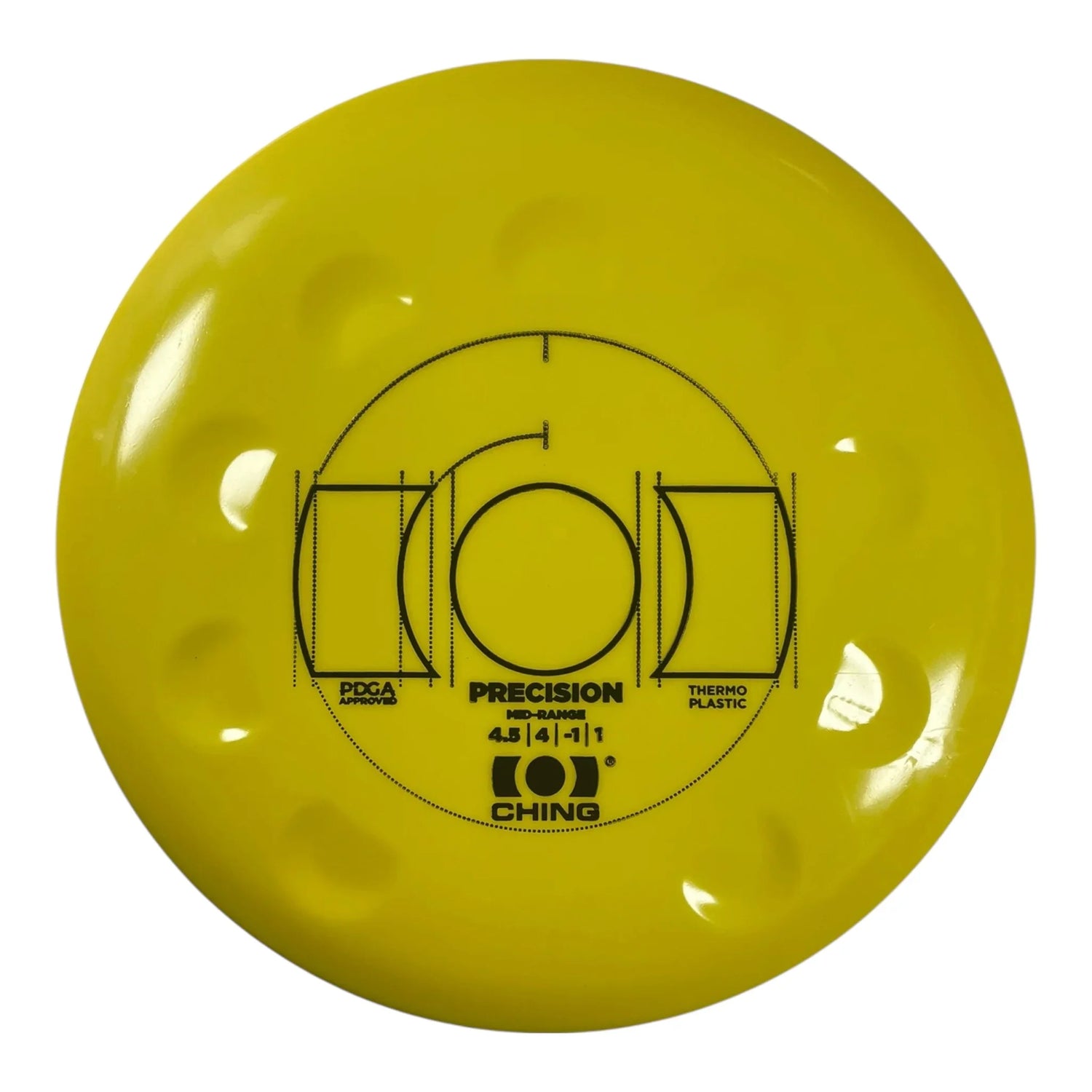 Ching Sports Precision | Thermo | Yellow/Black 172g Disc Golf