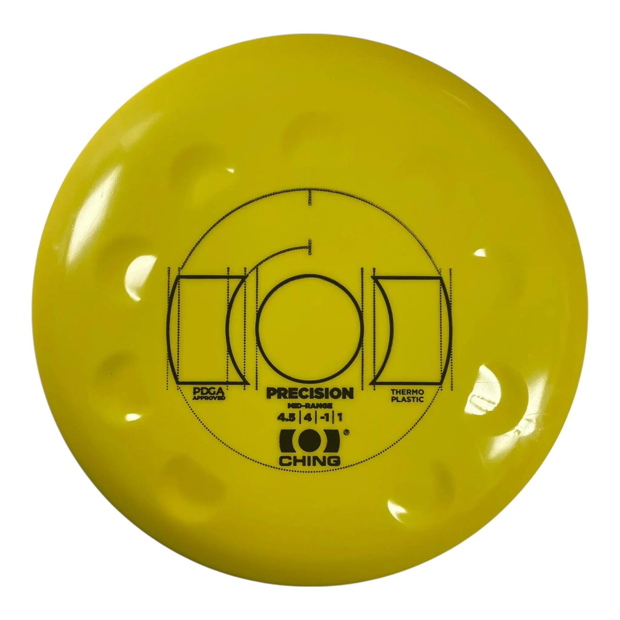 Ching Sports Precision | Thermo | Yellow/Black 172g Disc Golf