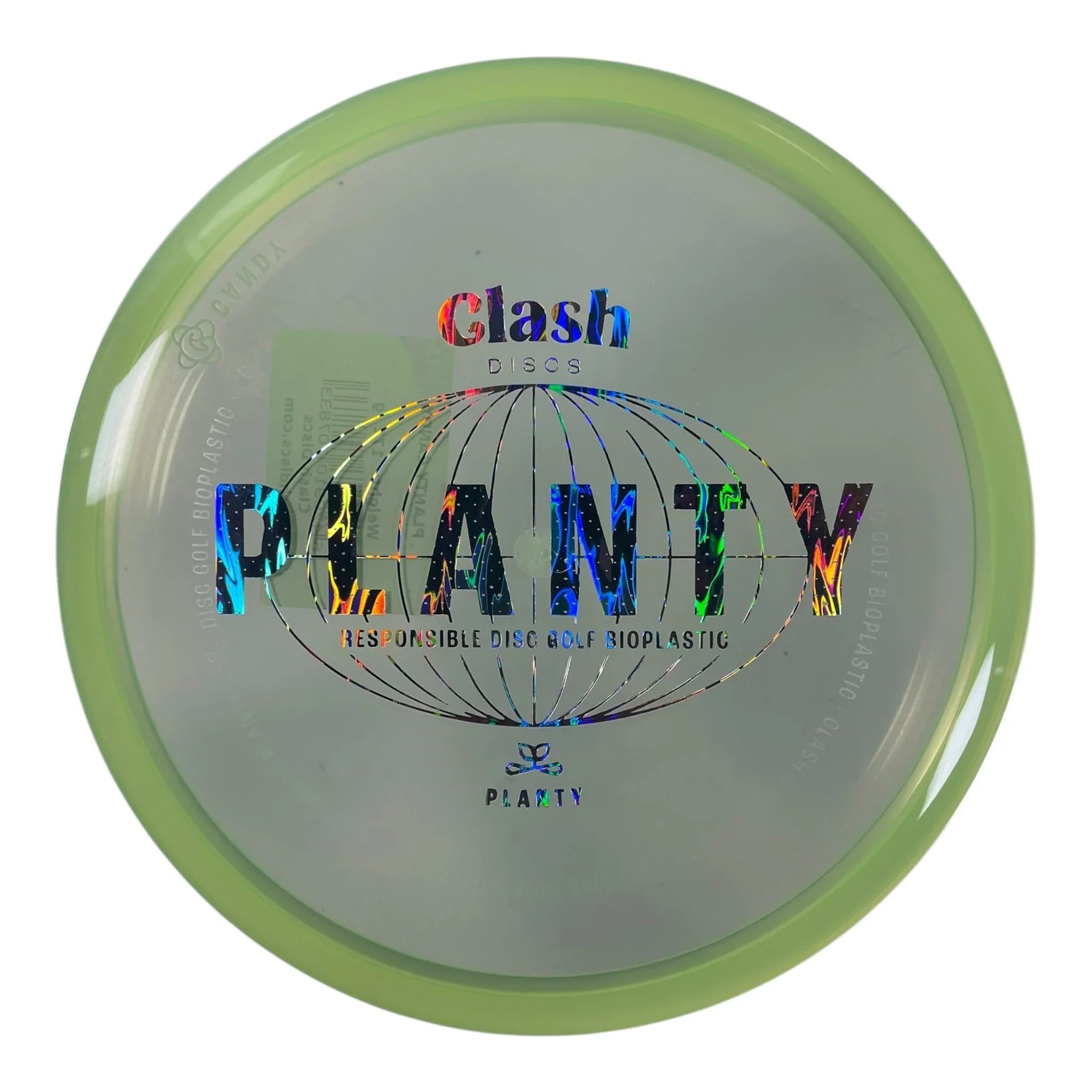 Clash Discs Candy | Planty | Green/Holo 171-172g Disc Golf