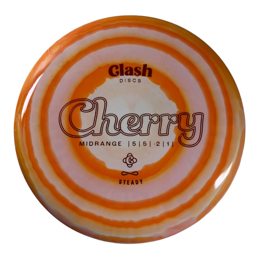 Clash Discs Cherry | Steady Ring | Orange/Red 176 - 177g Disc Golf