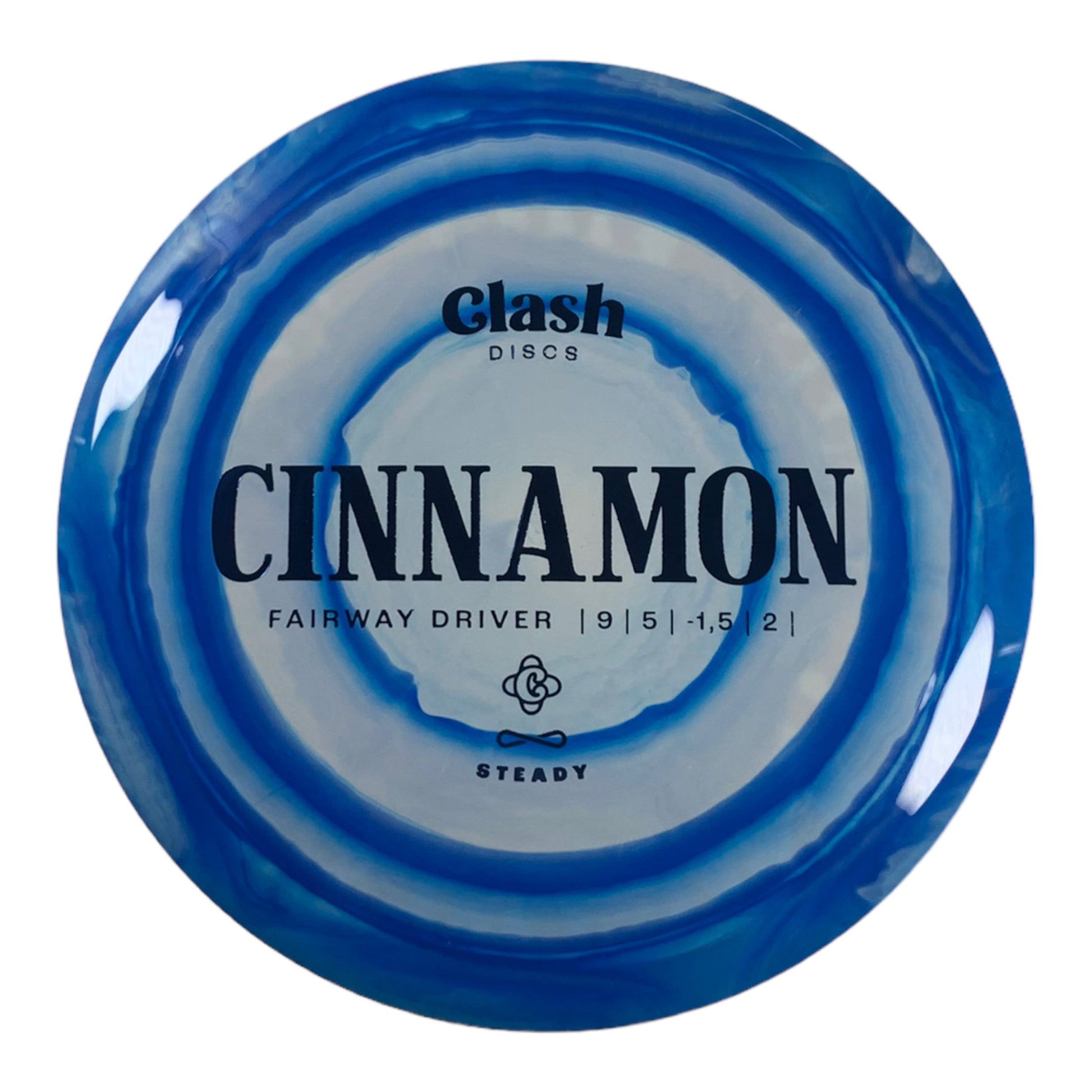 Clash Discs Cinnamon | Steady Ring | Blue/Blue 173 - 175g Disc Golf