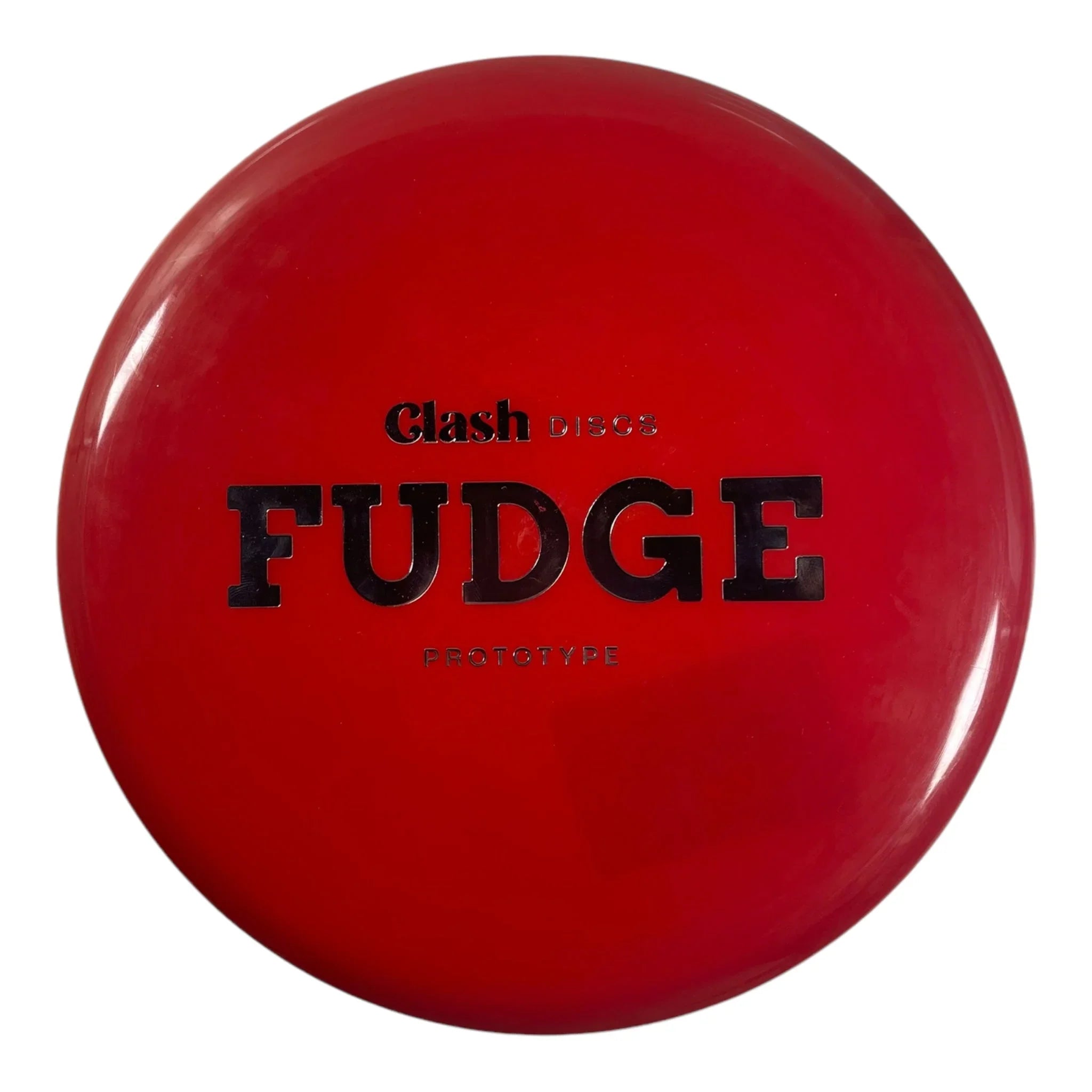 Clash Discs Fudge | Steady | Red/Silver 174g (Prototype) Disc Golf