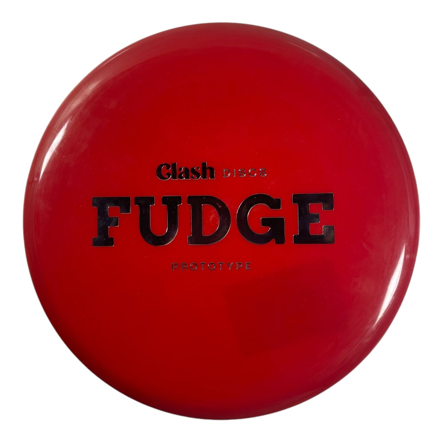 Clash Discs Fudge | Steady | Red/Silver 174g (Prototype) Disc Golf