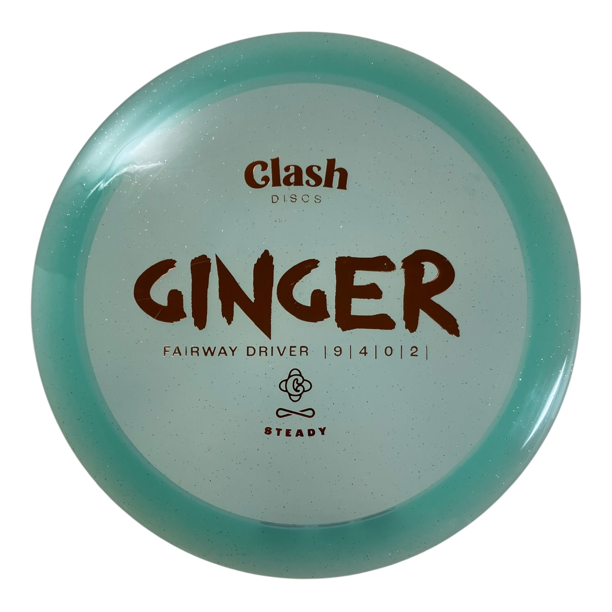 Clash Discs Ginger - Used Excellent | Steady | Blue/Gold171g Disc Golf