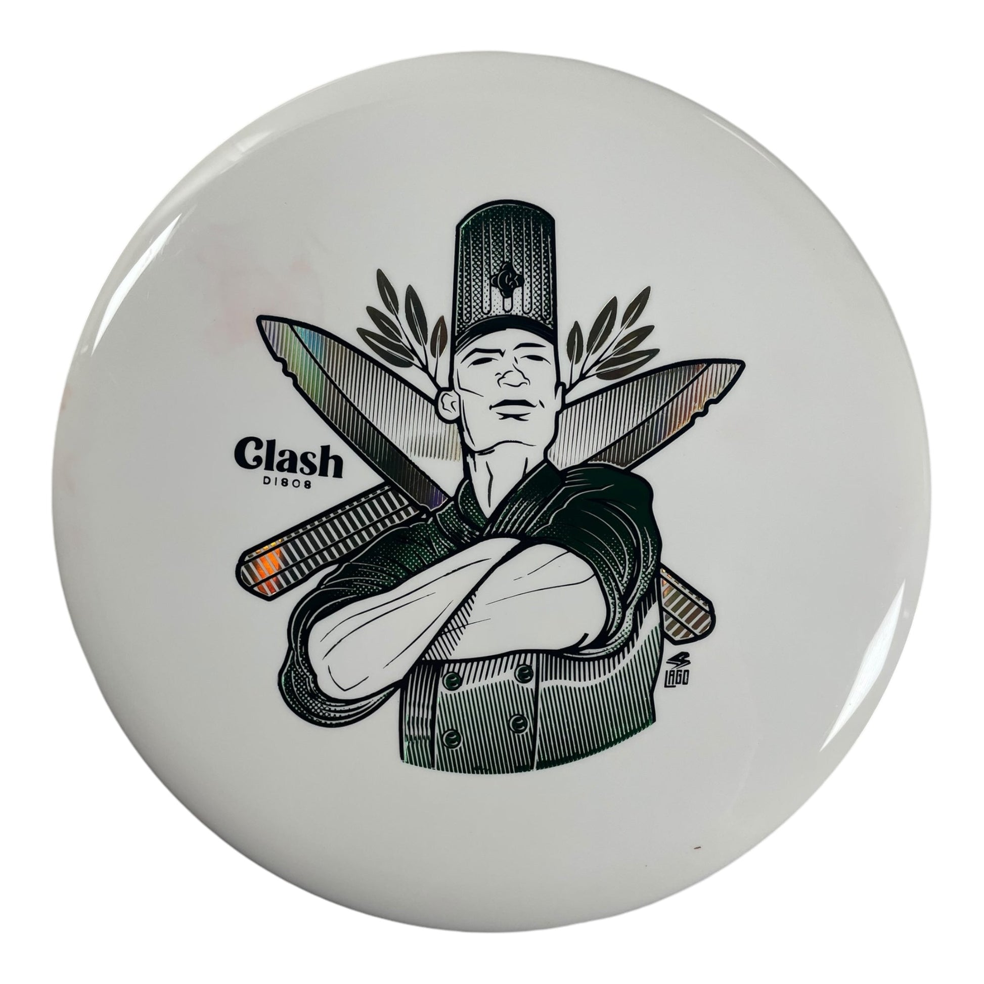 Clash Discs Mint | Steady | Limited Chef White/Green 173g Disc Golf