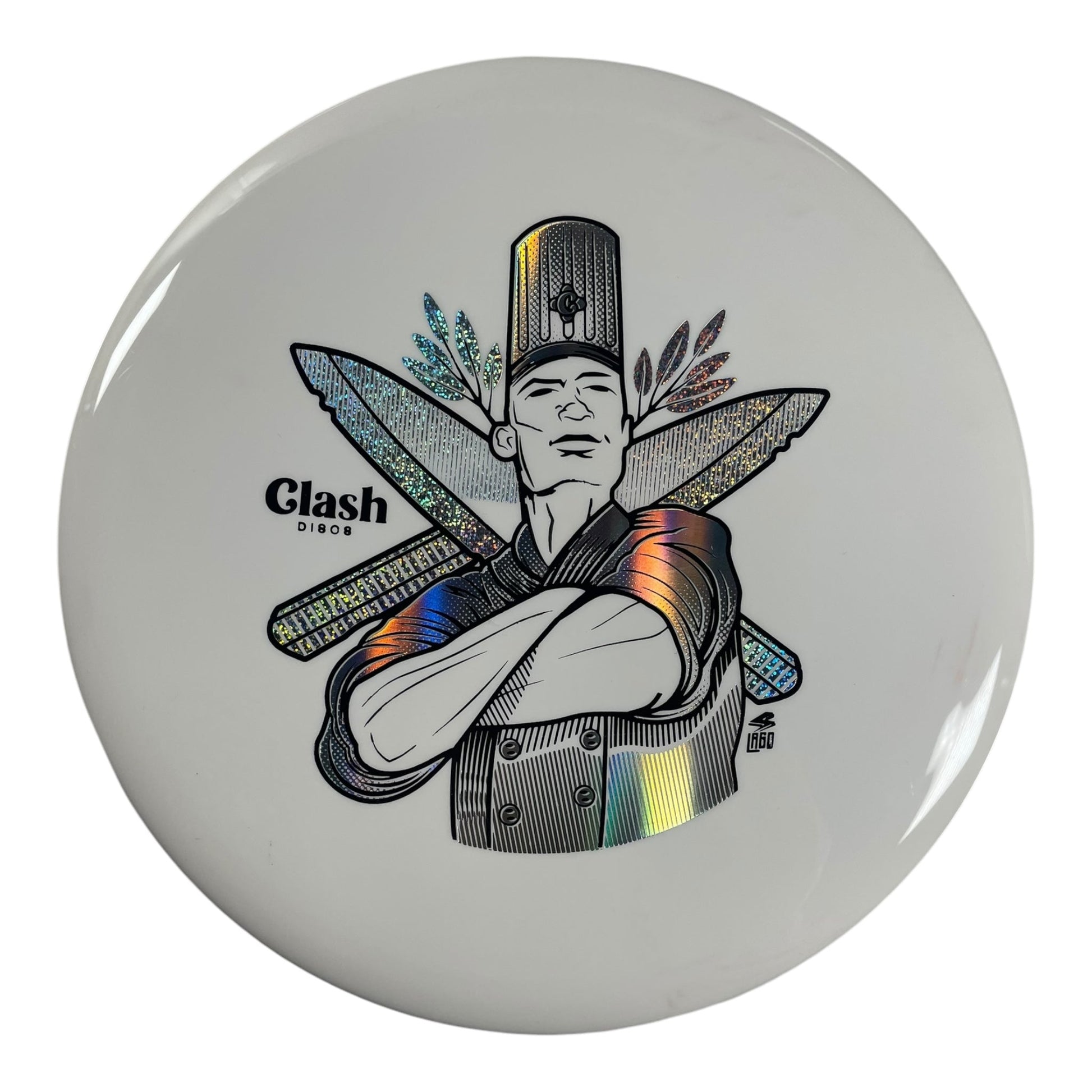 Clash Discs Mint | Steady | Limited Chef White/Holo 173g Disc Golf