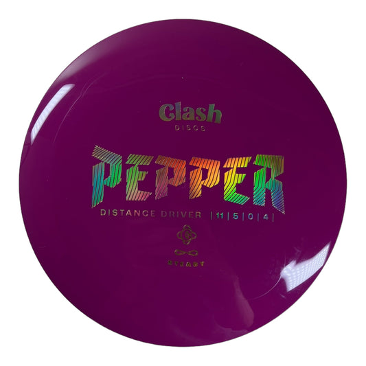 Clash Discs Pepper | Steady | Purple/Gold 177g Disc Golf