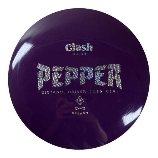 Clash Discs Pepper | Steady | Purple/Holo 174g Disc Golf