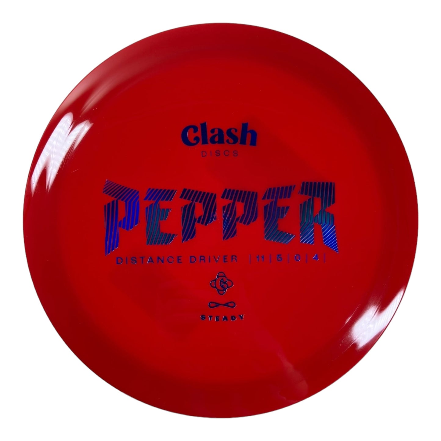 Clash Discs Pepper | Steady | Red/Blue 175g Disc Golf