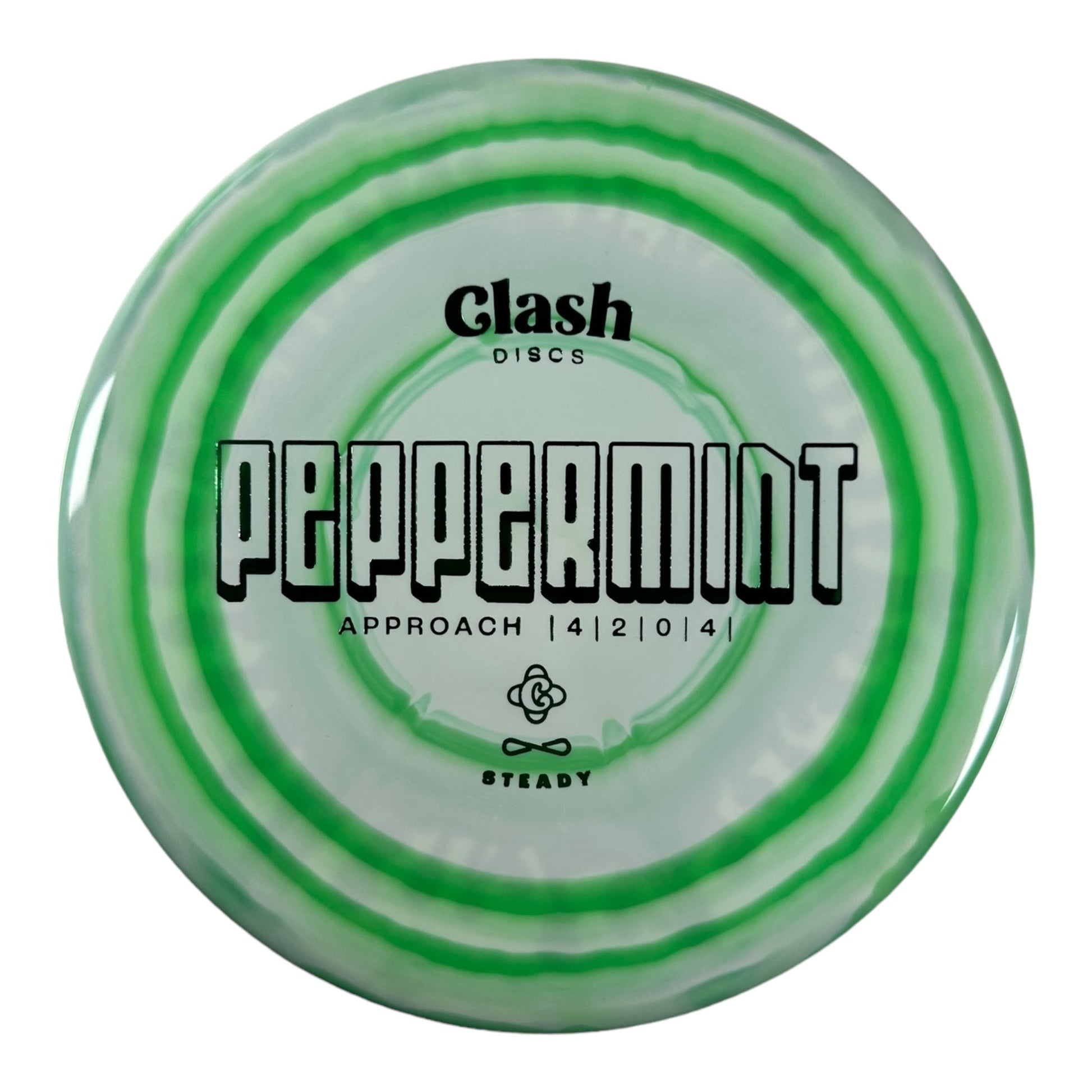 Clash Discs Peppermint | Steady Ring | Green/Green 169-172g Disc Golf