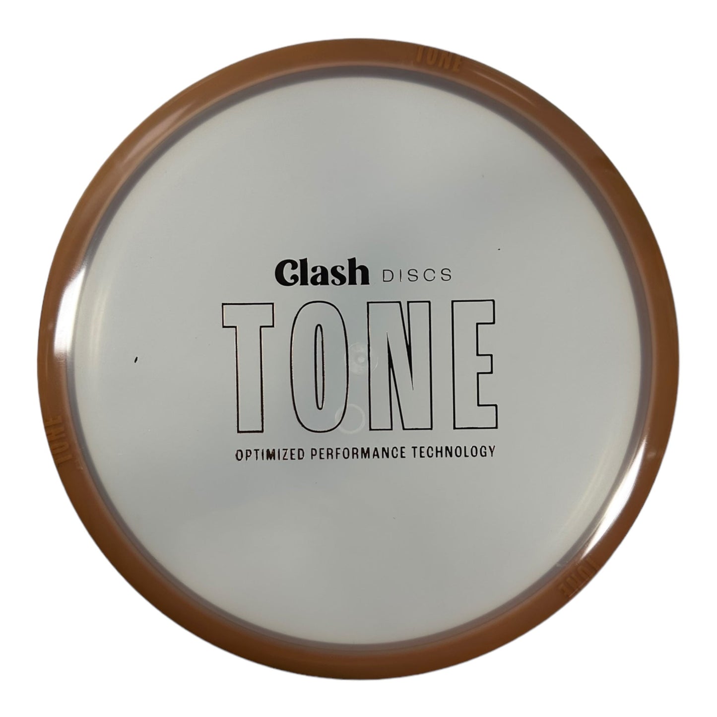 Clash Discs Popcorn | TONE | Clear/Orange 174g Disc Golf