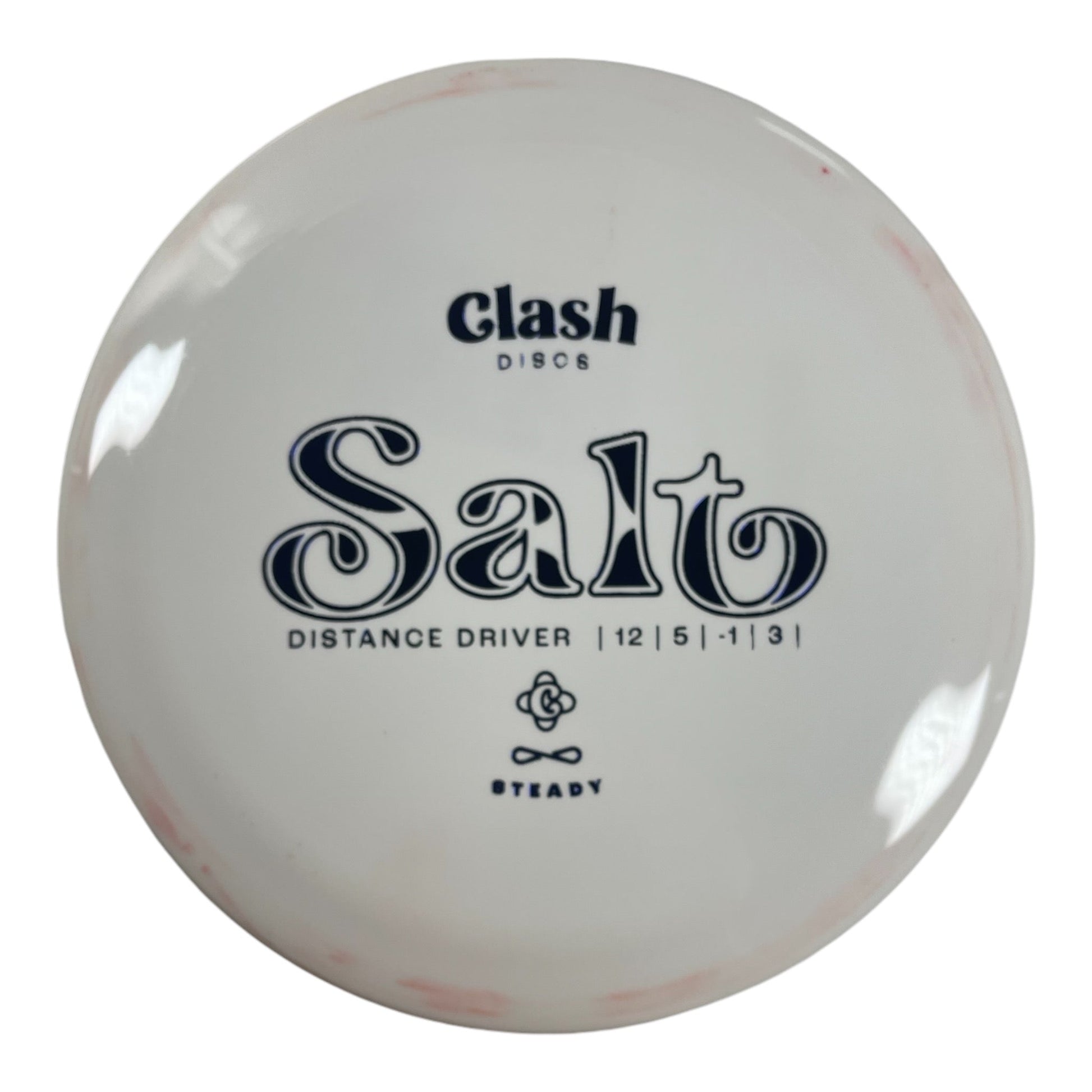 Clash Discs Salt | Steady | White/Blue 171g Disc Golf