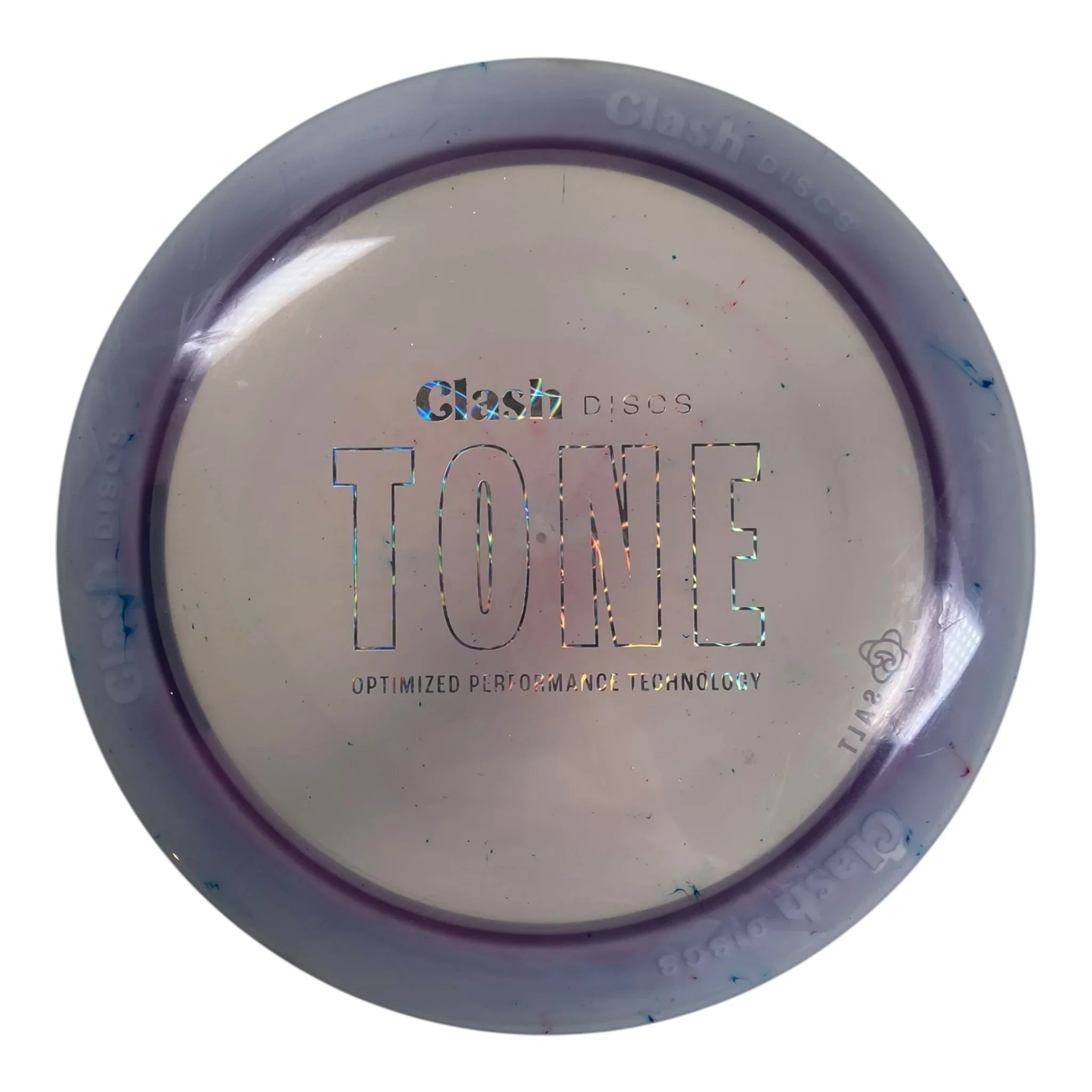 Clash Discs Salt - Used Excellent | TONE | Purple/Holo 176g Disc Golf