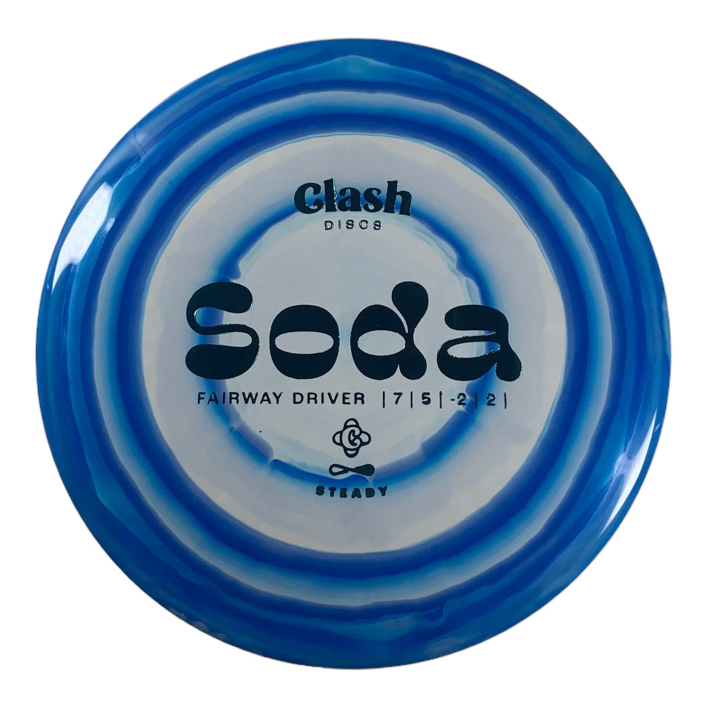 Clash Discs Soda | Steady Ring | Blue/Blue 173 - 174g Disc Golf