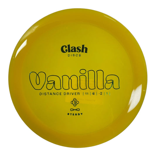 Clash Discs Vanilla | Steady | Yellow/Green 175g Disc Golf