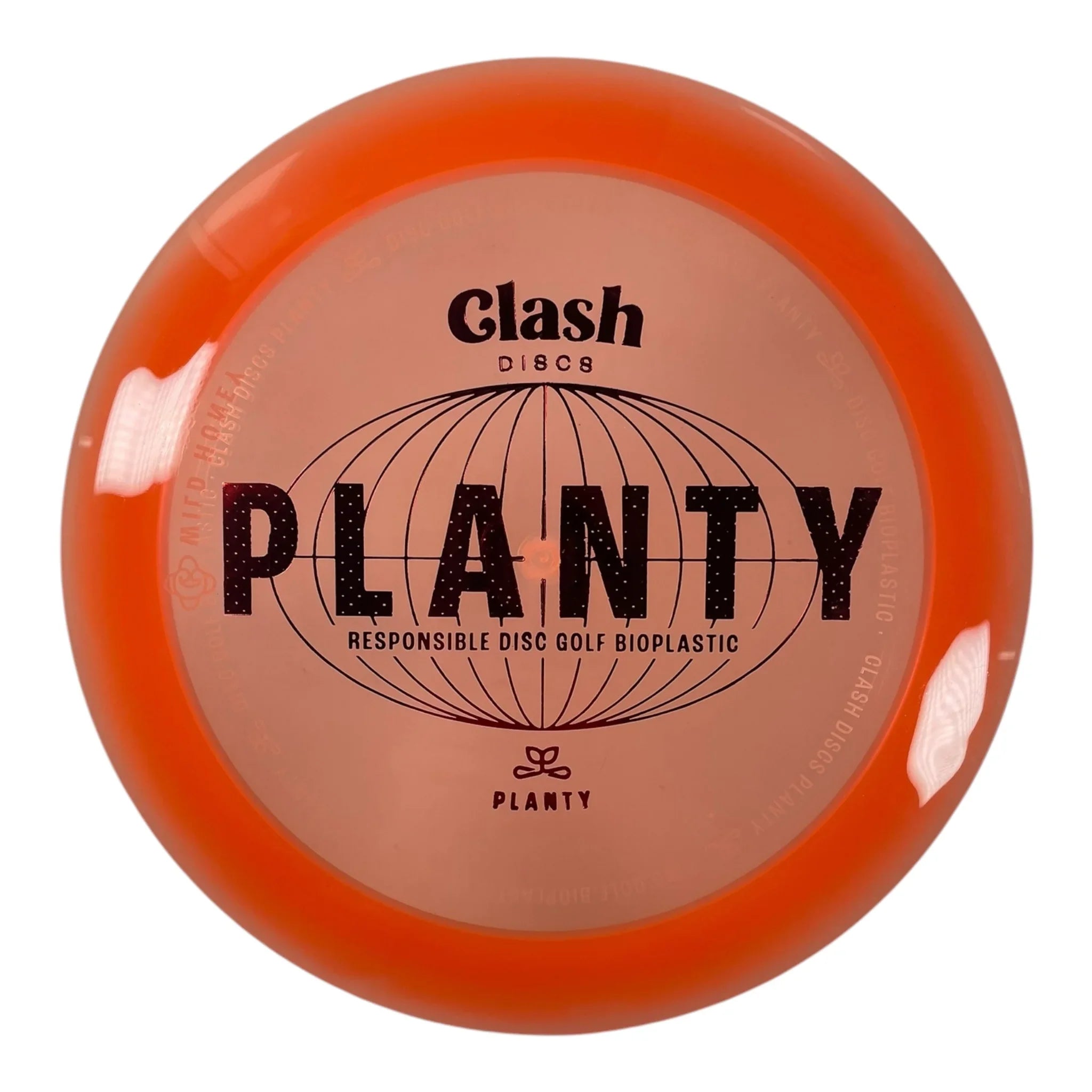 Clash Discs Wild Honey | Planty | Orange/Red 173-174g Disc Golf