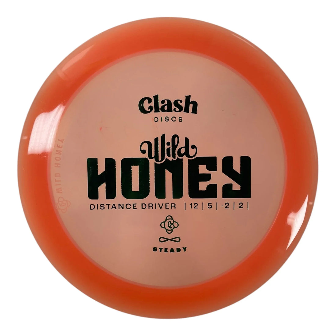 Clash Discs Wild Honey | Steady | Orange/Green 172g Disc Golf