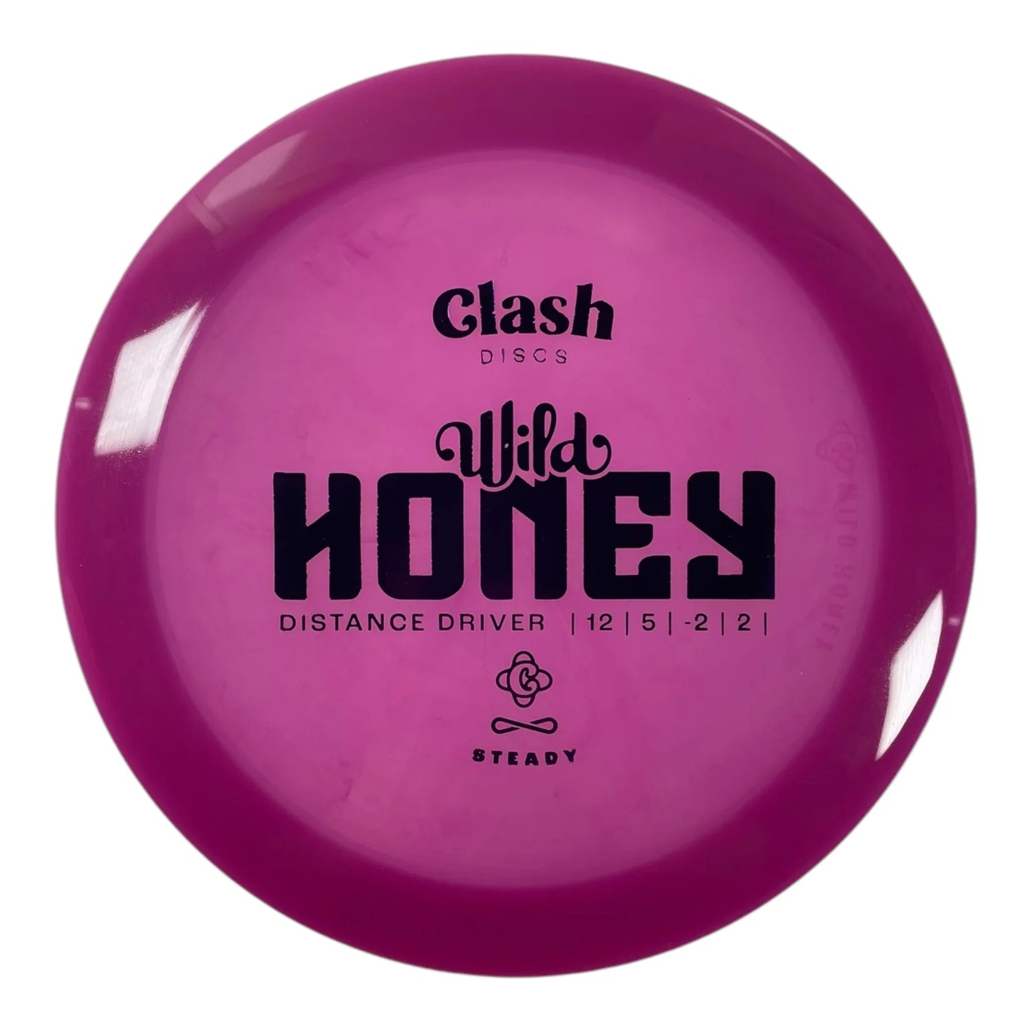 Clash Discs Wild Honey | Steady | Pink/Purple 172g Disc Golf