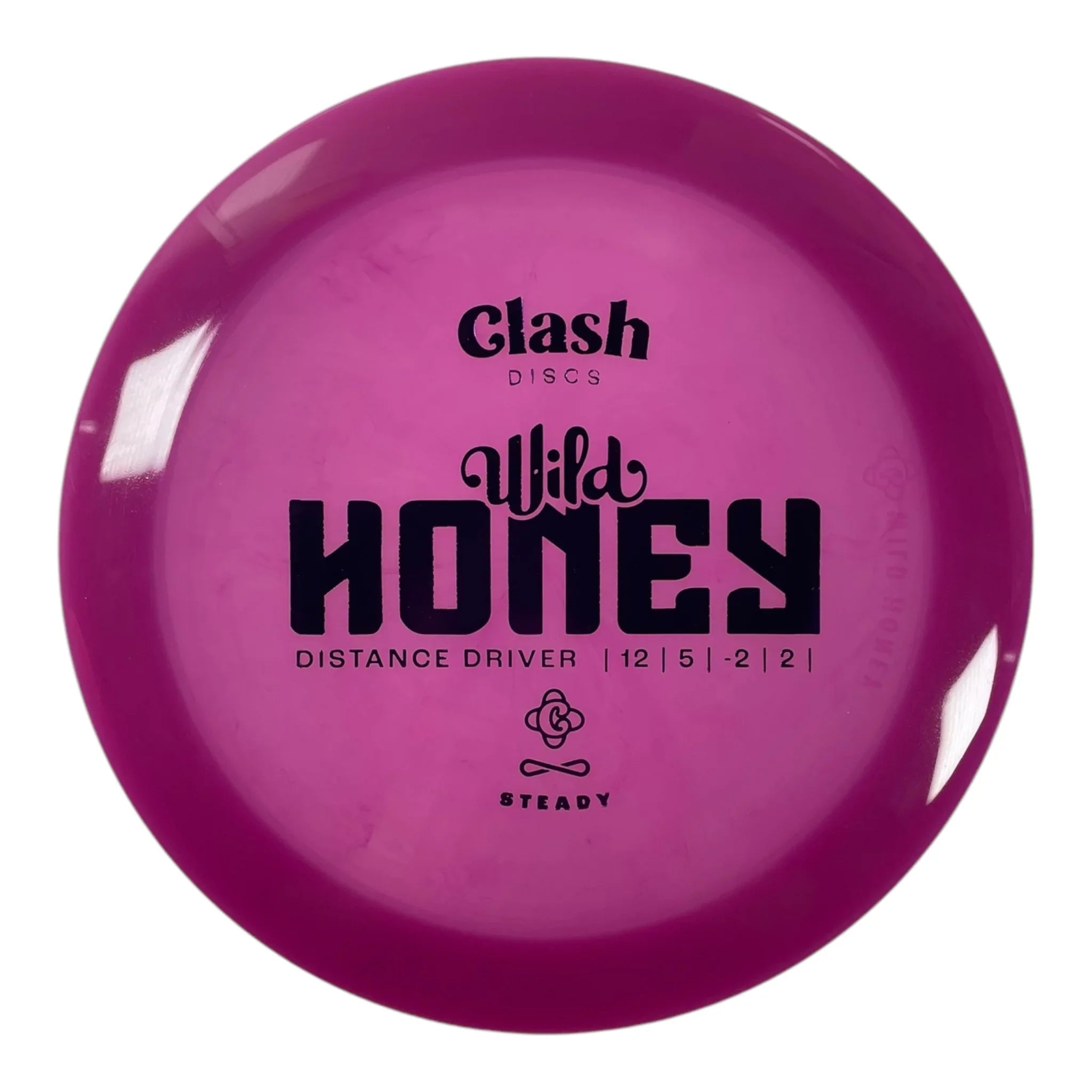 Clash Discs Wild Honey | Steady | Pink/Purple 172g Disc Golf