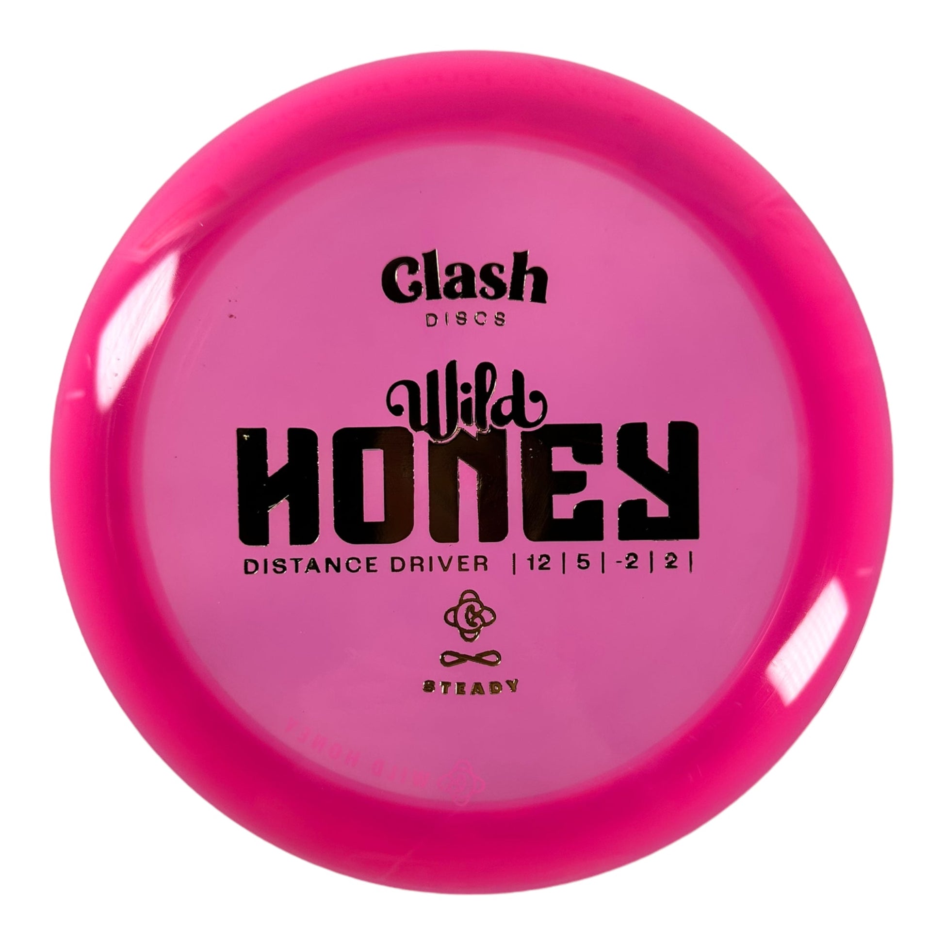 Clash Discs Wild Honey | Steady | Pink/Bronze 171 - 172g Disc Golf