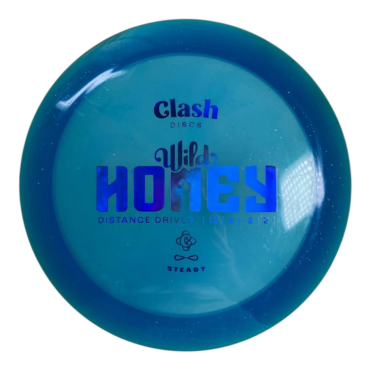 Clash Discs Wild Honey - Used Good | Steady | Blue/Blue 175g Disc Golf