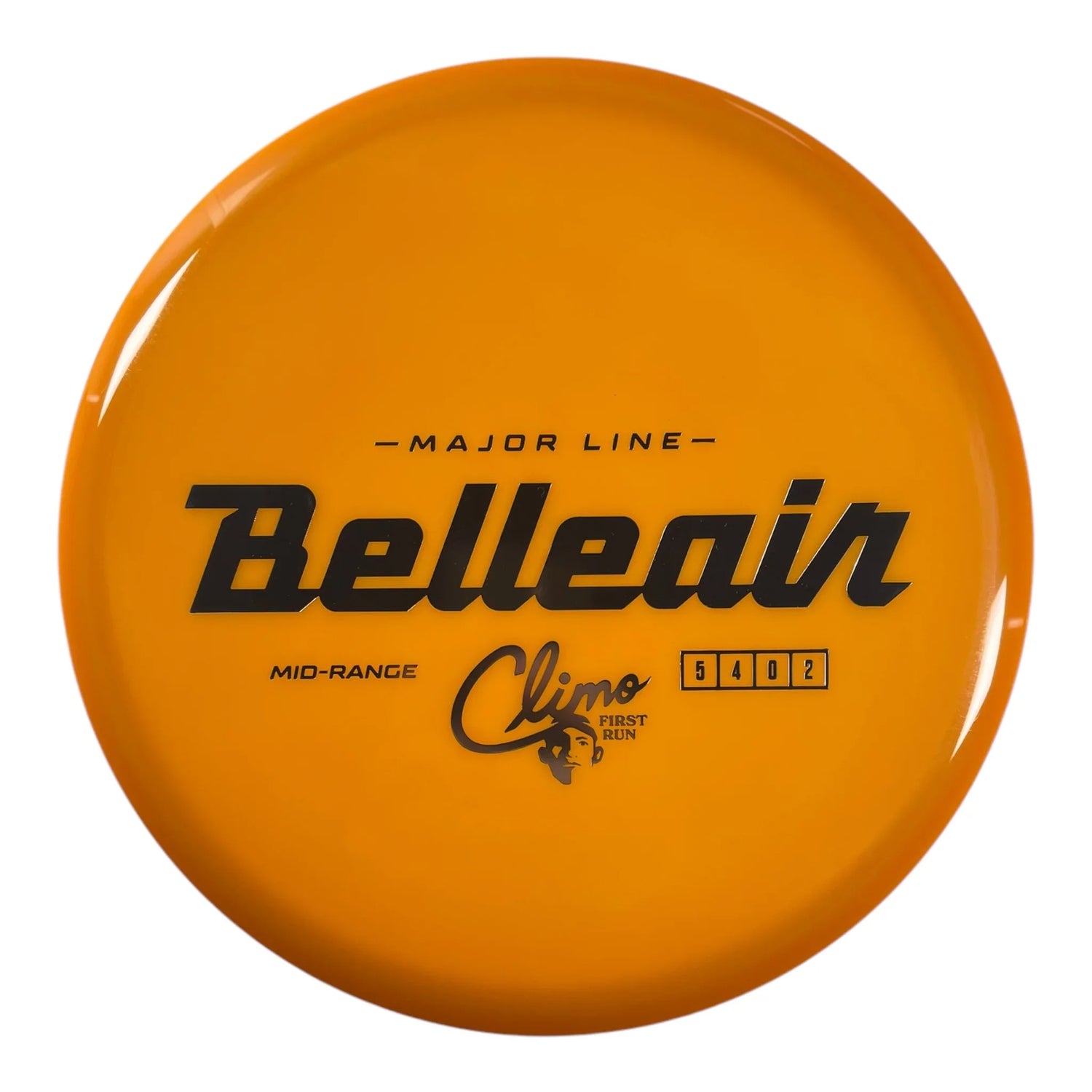 Climo Disc Golf Belleair | Major Line | Orange/Silver 177g (First Run) Disc Golf