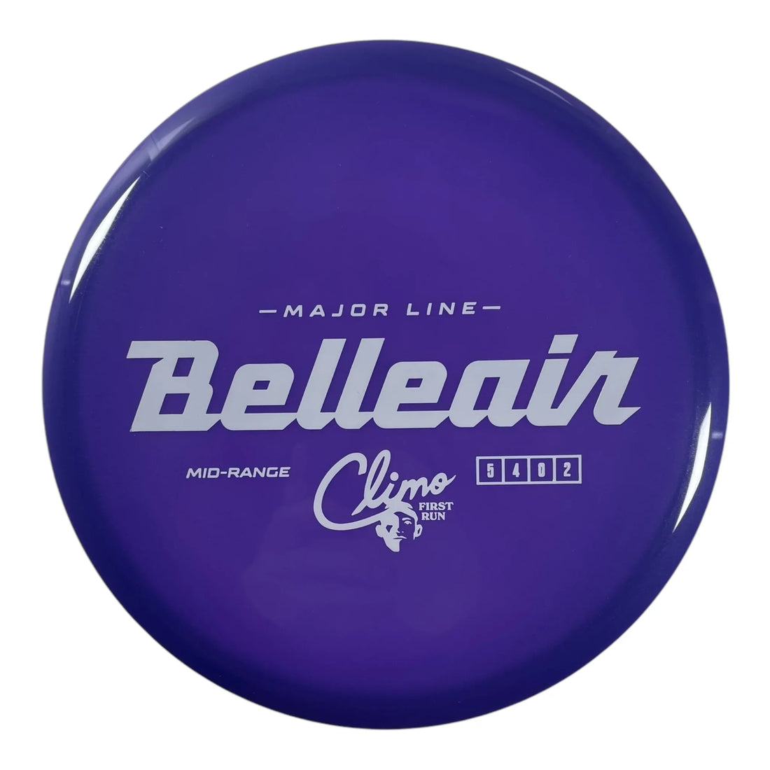 Climo Disc Golf Belleair | Major Line | Purple/White 177g (First Run) Disc Golf