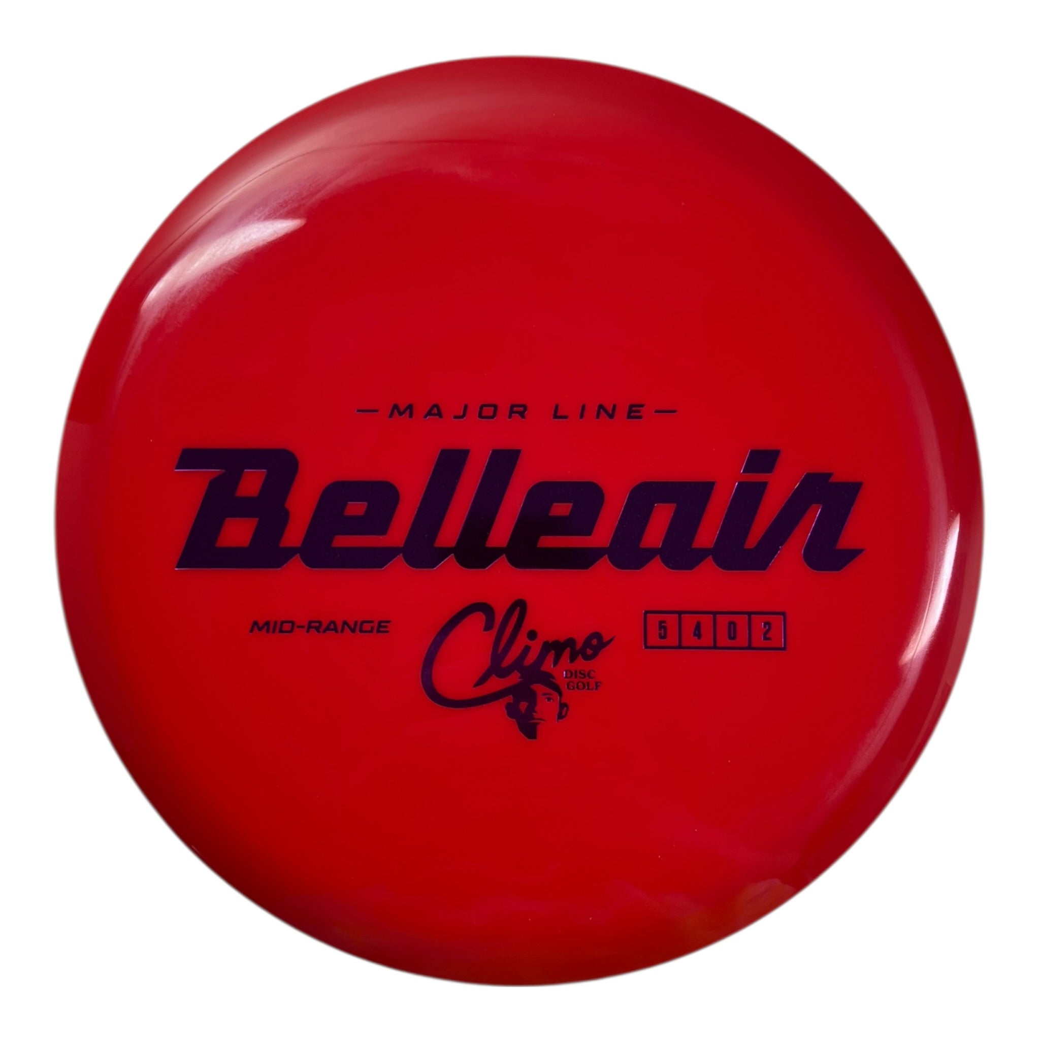 Climo Disc Golf Belleair | Major Line | Red/Purple 176g (First Run) Disc Golf