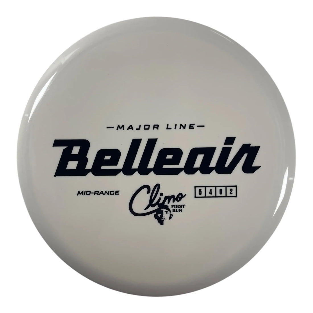 Climo Disc Golf Belleair | Major Line | White/Black 177g (First Run) Disc Golf