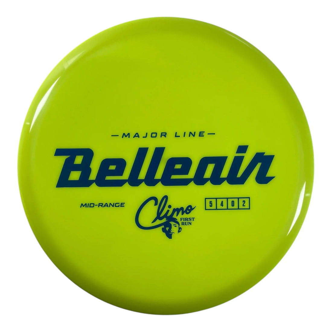 Climo Disc Golf Belleair | Major Line | Yellow/Blue 178g (First Run) Disc Golf