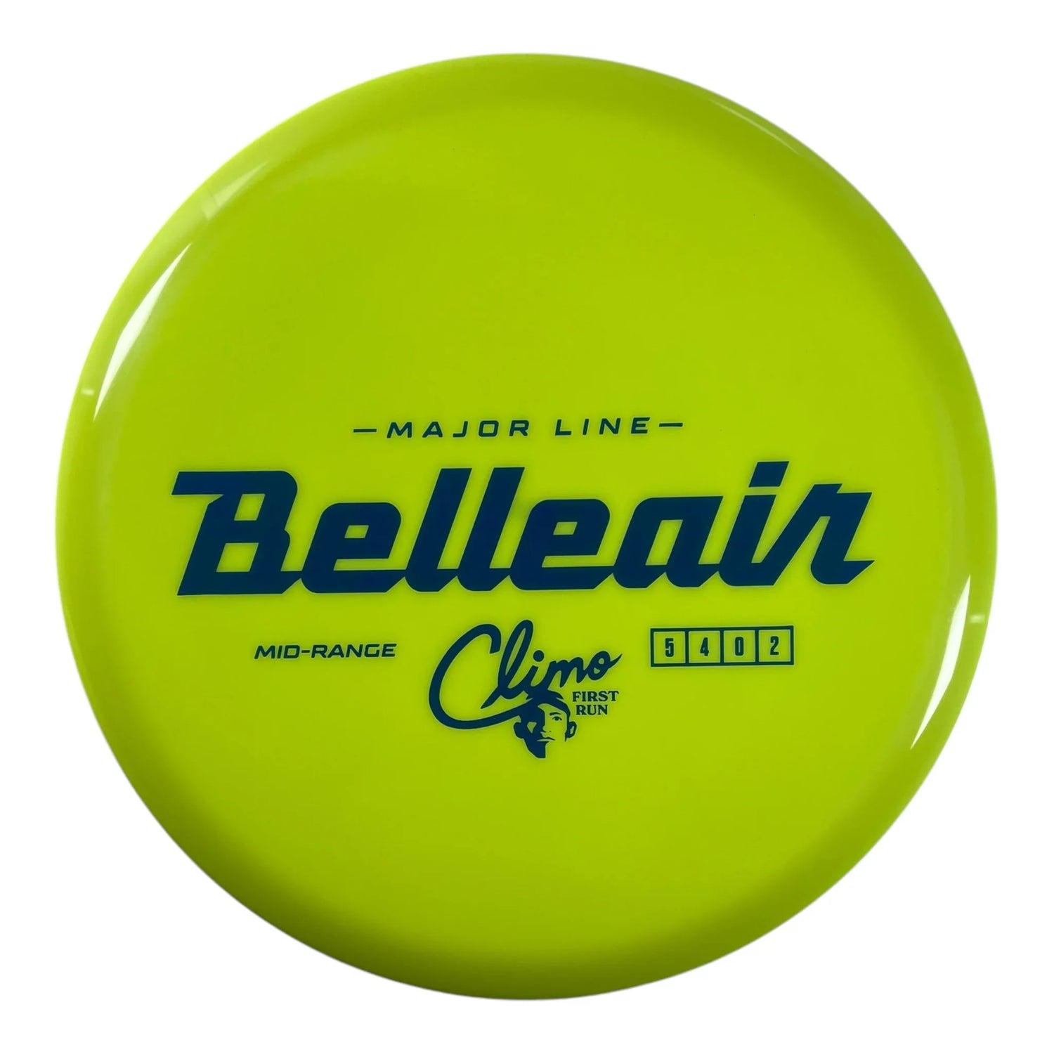 Climo Disc Golf Belleair | Major Line | Yellow/Blue 178g (First Run) Disc Golf