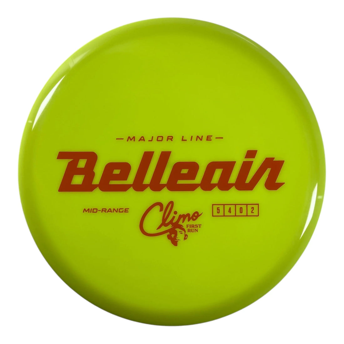 Climo Disc Golf Belleair | Major Line | Yellow/Orange 179g (First Run) Disc Golf