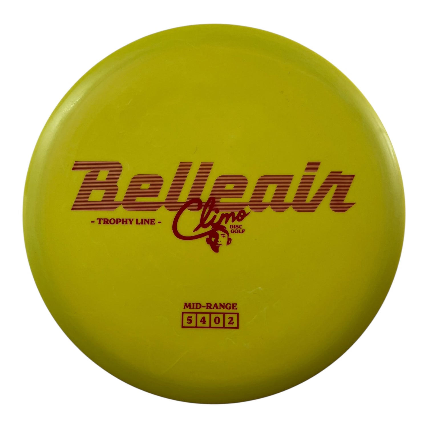 Climo Disc Golf Belleair | Trophy Line | Yellow/Red 173g Disc Golf