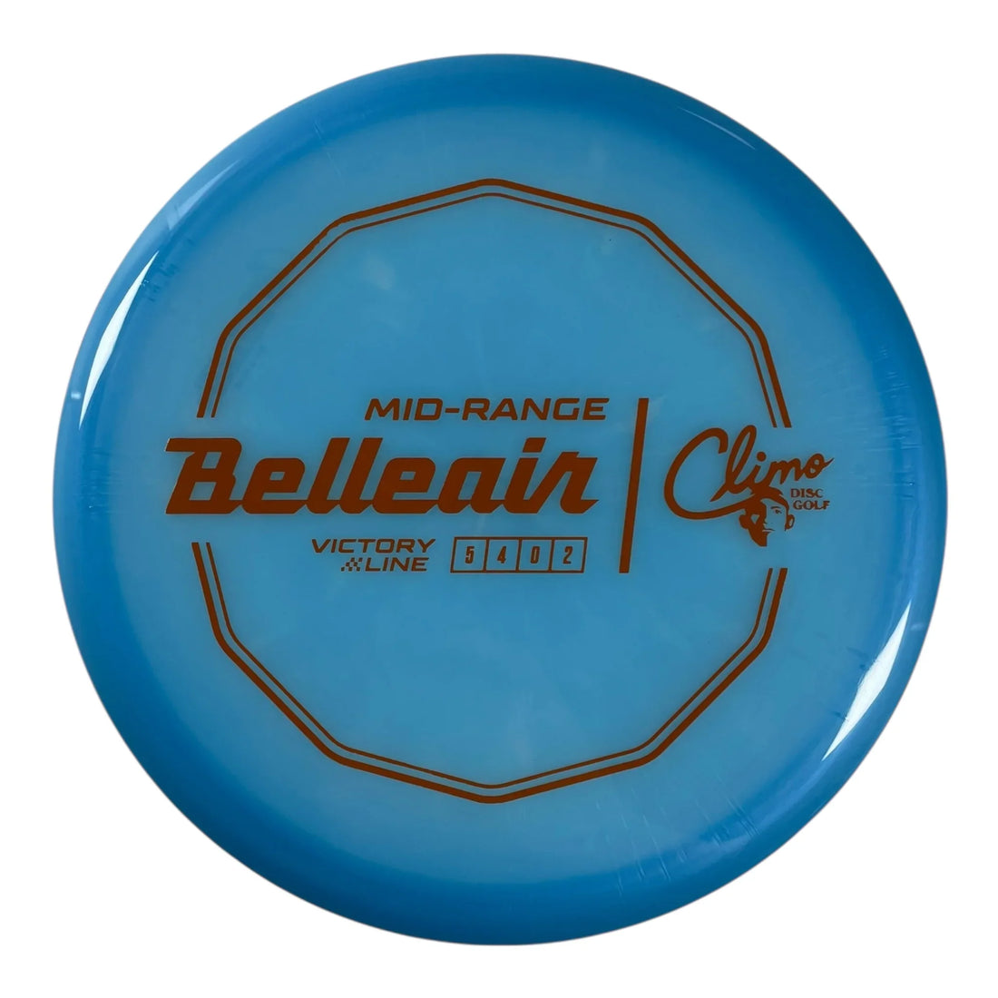 Climo Disc Golf Belleair | Victory Line | Blue/Orange 176g Disc Golf