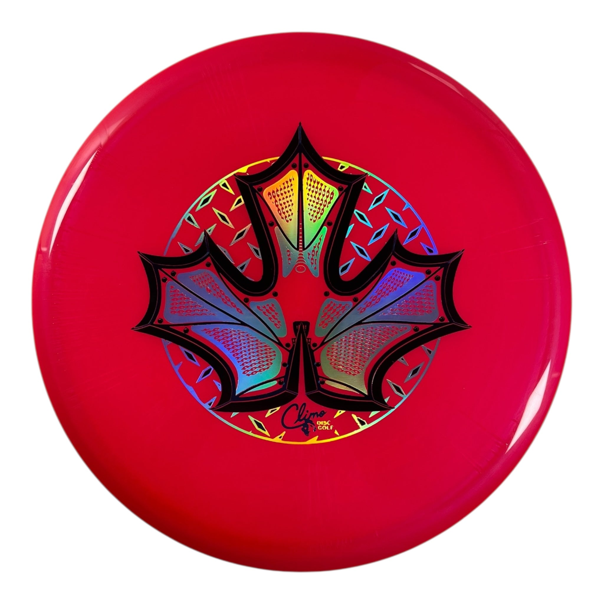 Climo Disc Golf Belleair | Victory Line | Pink/Holo 174g (Iron Leaf) Disc Golf