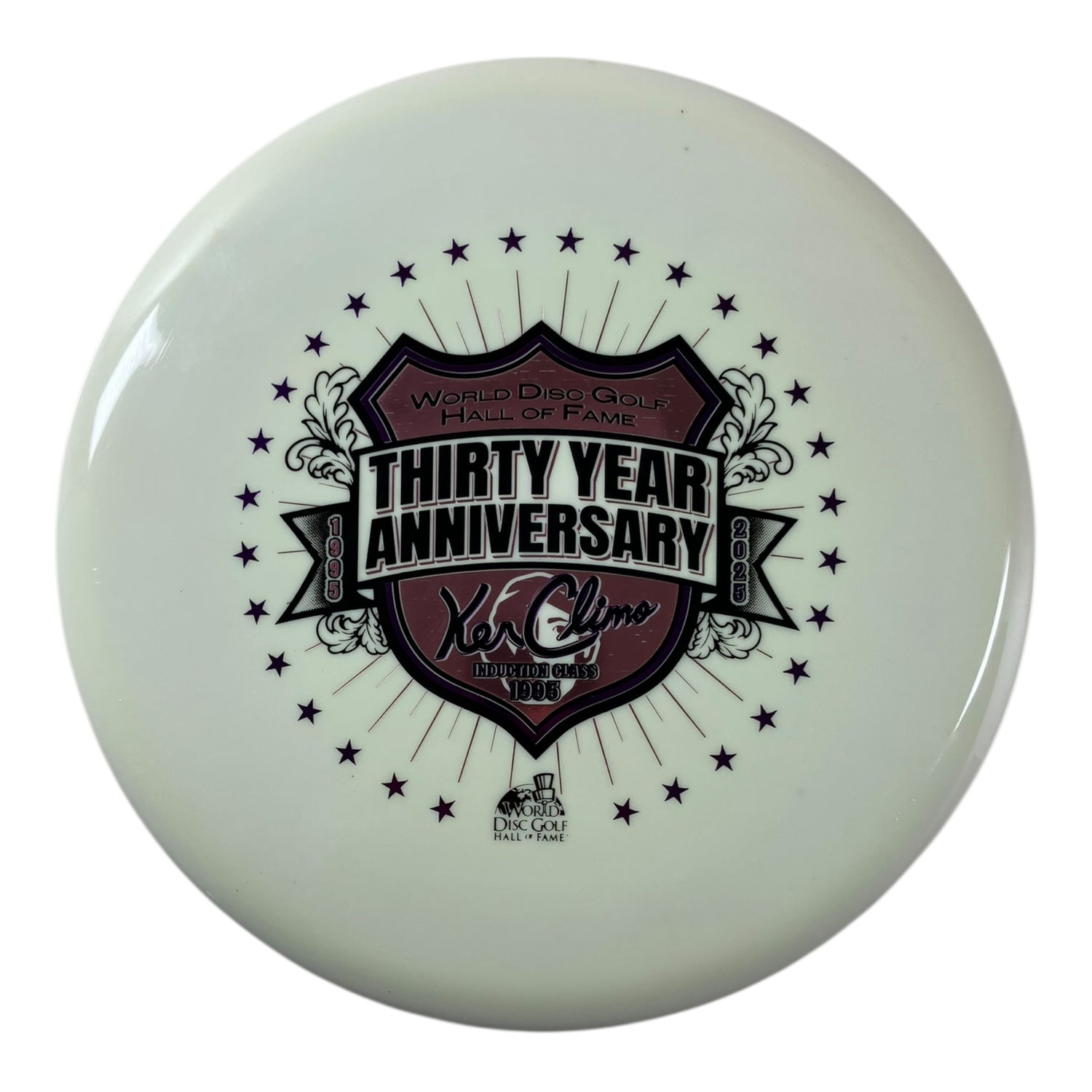 Climo Disc Golf Belleair - Used Good | Major Line | Off White/Purple 178g (30 Year HOF) Disc Golf