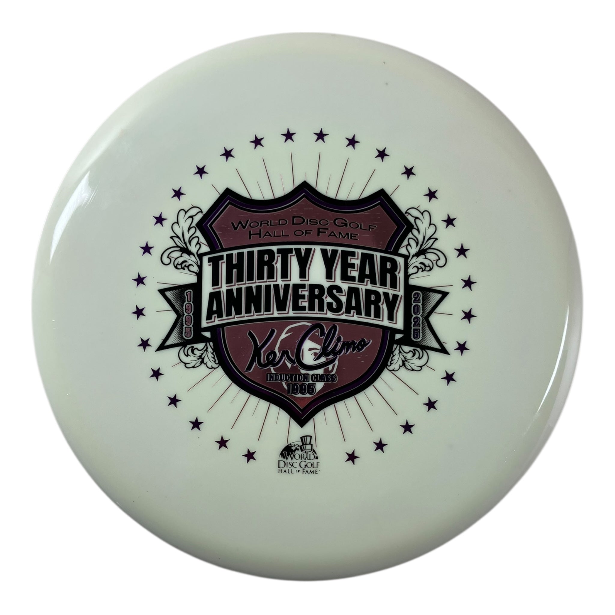 Climo Disc Golf Belleair - Used Good | Major Line | Off White/Purple 178g (30 Year HOF) Disc Golf